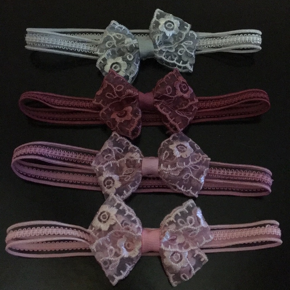 Pack of baby bows